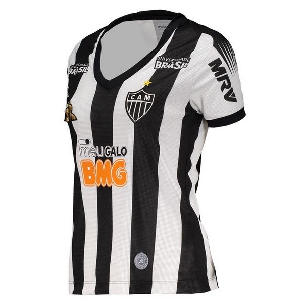 Camiseta Atlético Mineiro 1ª Mujer 2019/20 Negro Blanco